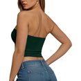 thumbnail image 6 of idosla Womens Tube Top Summer Going Out Tops Strapless Y2K Bandeau Spring Fitted Shirts Beach Vacation Clothes (Green, L), 6 of 6