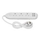 thumbnail image 3 of Extensión de regleta de alimentación con cable largo de 2500 W, multifuncional, con puerto USB, enchufe británico blanco de 110 a 250 V, 3 of 9