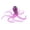Purple, variant on 9.4in Lure Soft Bait Octopus Squid with Integrated Hook, Simulation Artificial Bait for Boat and Sea Fishing, Realistic Gear for Saltwater Angling, Saffron