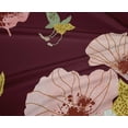 thumbnail image 5 of oneOone Polyester Lycra Maroon Fabric Leaves & Floral Sewing Craft Projects Fabric Prints By Yard 56 Inch Wide, 5 of 5