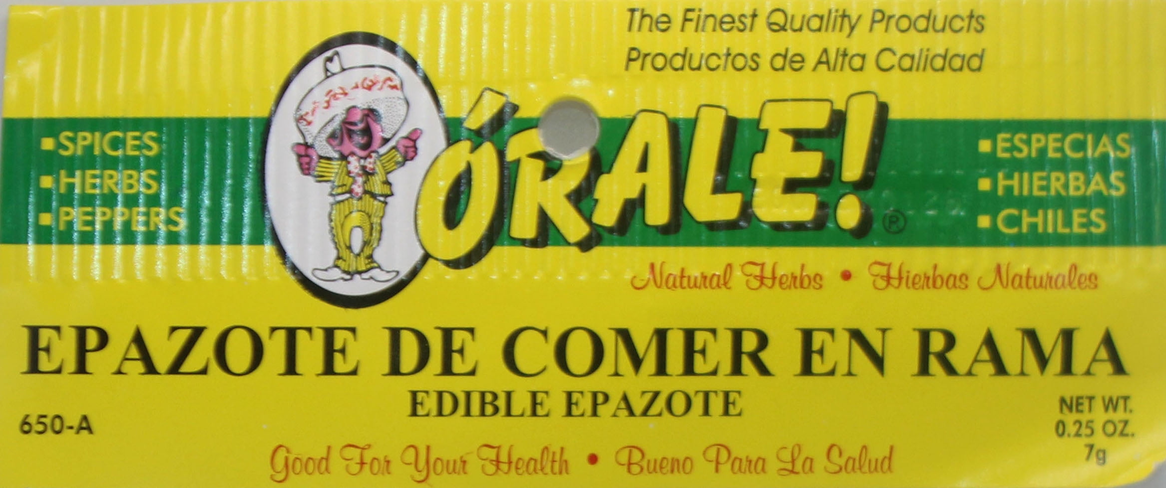 Orale! Edible Epazote Vine, 0.25 oz