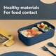 thumbnail image 5 of Utensilios de cocina, loncheras para niños, loncheras bento para adultos, loncheras para adultos, niños y bebés, lonchera bento de 1100 ml con 2 compartimentos, cuchara reutilizable integrada y vajill, 5 of 7