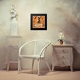 thumbnail image 4 of Penner, Janelle 12x12 Black Modern Framed Museum Art Print Titled - Stay Creepy II Orange, 4 of 5