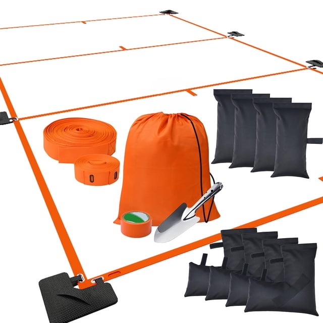 Kit de marcadores para canchas de pickleball SportzPals, portátil, para uso exterior e interior