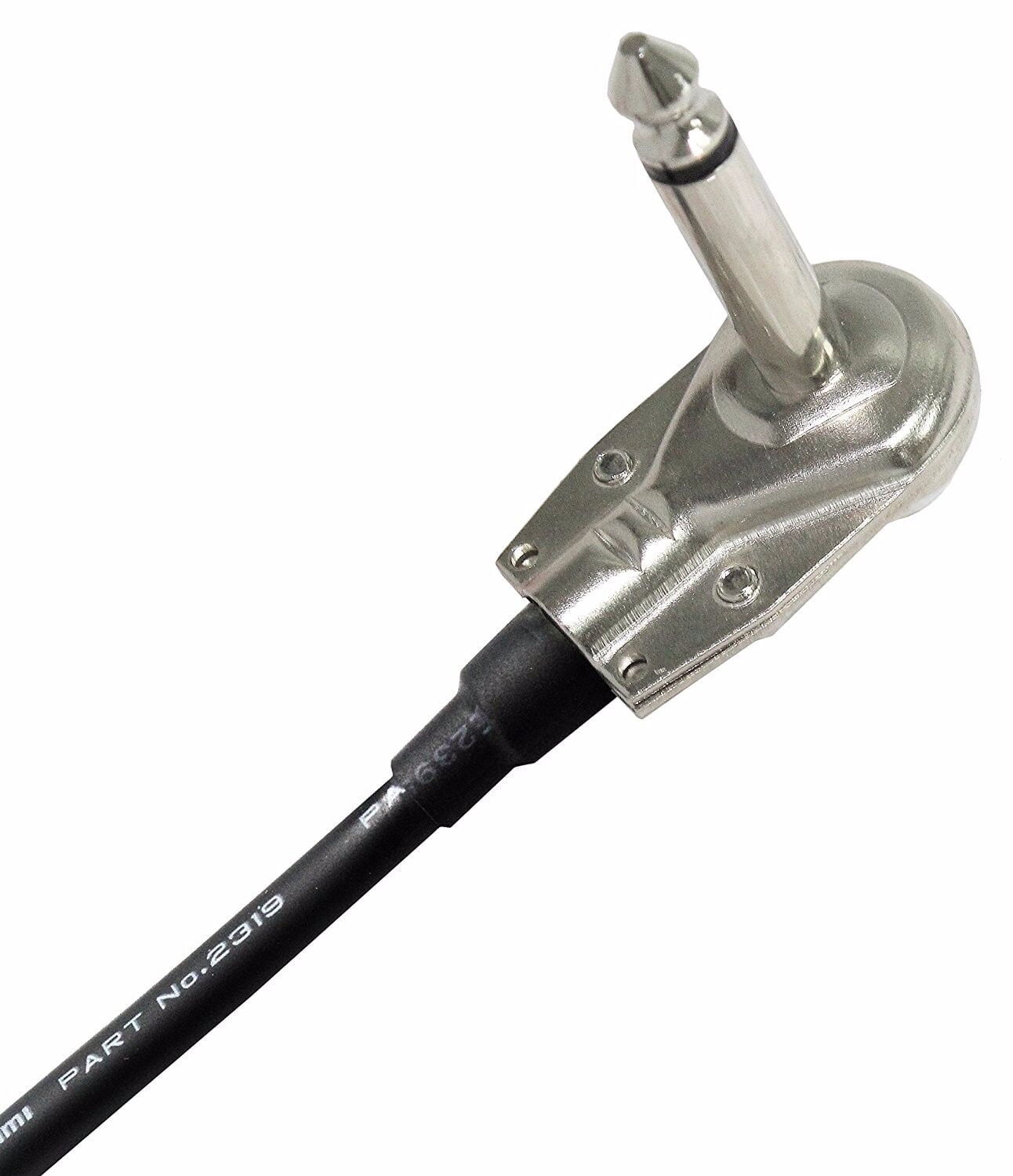 One Mogami 2319 36 inch Guitar Pedalboard Patch Cable With Pancake Connectors