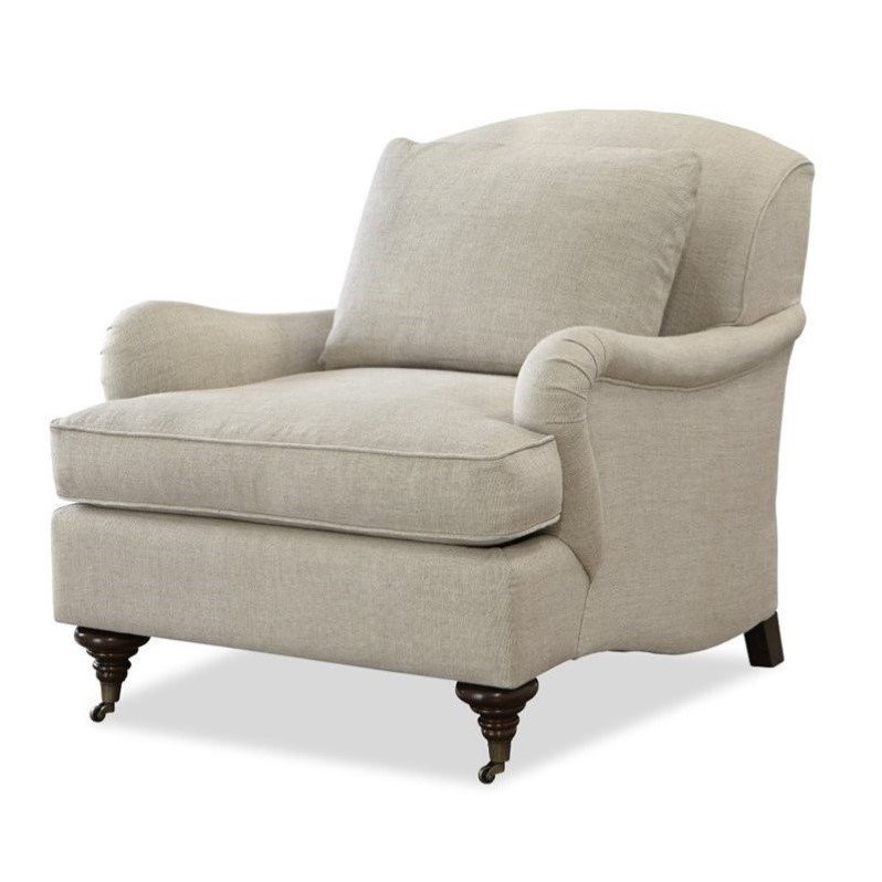 Universal Furniture Churchill Upholstered Arm Chair in Linen Walmart