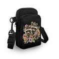 thumbnail image 3 of HELLHERO Raccoon Floral Pattern Birthdays Gift with Adjustable Strap Crossbody Small Bags Vintage for Travel, 3 of 7