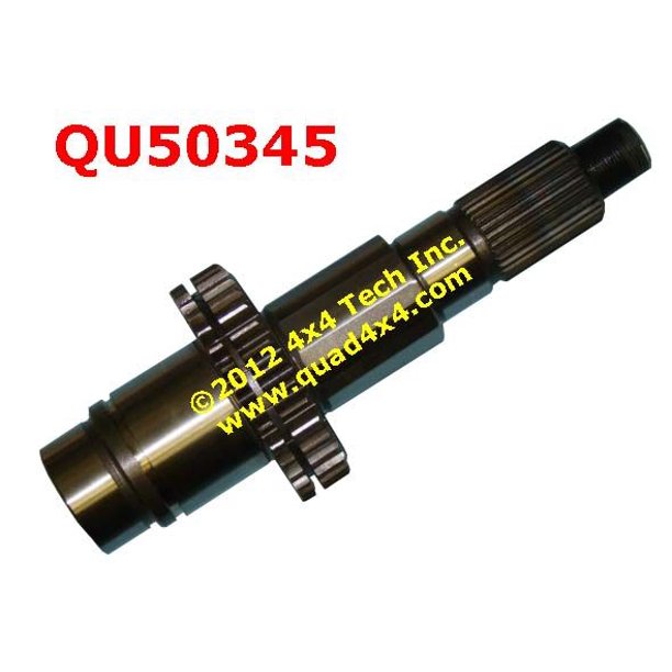QU50345 32 Spline Front Output Shaft for NP205 Transfer Cases Walmart