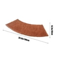 thumbnail image 3 of COM1950s Soft Curved Bath Mat,Non-Slip Water Absorbent Shower Rug,Fan Shaped Safety Mat for Bathroom Doorways, 3 of 7