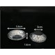 thumbnail image 4 of 250 unidades de moldes de tarta de huevo circulares desechables para hornear de papel de aluminio para magdalenas Afortunado Sencillez, 4 of 5