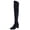 Black, variant on Womens Rikkie Almond Toe Over Knee Fashion Boots