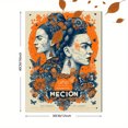 thumbnail image 3 of Toile Murale Inspirée de Frida Kahlo 15,75 X 11,81 Pouces, 3 of 8