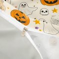 thumbnail image 3 of Homewish Halloween Cute Doodle Ghost Twin Duvet Cover, Butterfly Pumpkin Twin Bedding, Cream Orange Purple, Gray Reversible 2-Piece, 1 Duvet Cover and 1 Pillowcase, 3 of 5