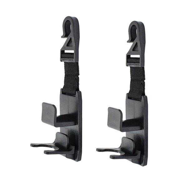 Gancho para el reposacabezas del asiento del coche, 2 paquetes de ganchos universales para el soporte del reposacabezas del coche, suspensión fuerte y Zulema Ganchos de asiento de coche
