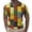 A-Yellow241, variant on Bibifish Mens Polo Shirts Multi Color Square Block Patch Shirts Mens Spring Summer Daily Outdoor Wear Tops