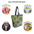 thumbnail image 7 of FORMRS Womens Canvas Tote Bag with Zipper Inner Pocket Shoulder Handbag, Gray Floral, 7 of 7