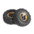 thumbnail image 2 of 1.0Inch Metal Wheels with Tires Upgrade Hub Tyre Set for 1/18 RC Crawler Car TRX4-M SCX24 RC Car, 2 of 5