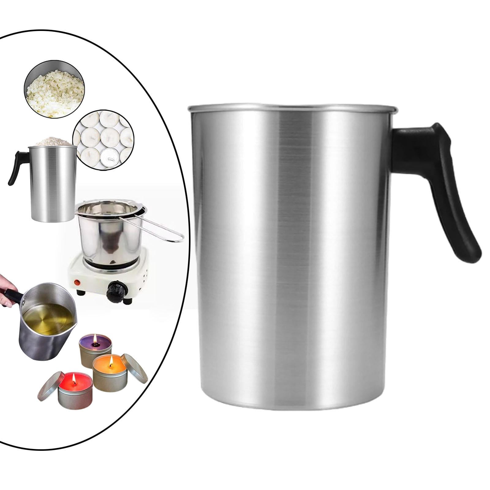 Abbraccia Candle Making Pouring Pot Melter Pot Durable with Spout Melting Pot Candle Making Pitcher for Candy Butter DIY Crafts A