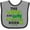 Heather and Black, variant on Inktastic The Ladies Are Lucky That I Was Born St Patricks Day Baby Boy Boys Baby Bib