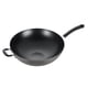 thumbnail image 1 of Wok antiadherente anodizado duro de 14 pulgadas, apto para horno 350 F, sartén antiadherente, utensilios de cocina, ollas y sartenes, cocina, freír profundamente, saltear estofado, 1 of 6