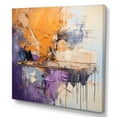thumbnail image 2 of Designart "composition Impressions V" Abstract Collages Wall Art Living Room, 2 of 5