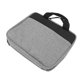thumbnail image 4 of Estuche para computadora portátil Gris Oscuro Lona Impermeable Cremallera de Metal Mango cómodo Funda para computadora portátil para el hogar, la Escuela y la Oficina, 4 of 8