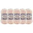thumbnail image 1 of ESTAMBRE VELLUTO ALIZE TIPO CHENILLE CON 5 PZAS DE 100GRS C/U MISMO COLOR, 1 of 4