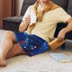 thumbnail image 5 of Balery Deep Sea Glowing Fishes Pantalones cortos de pijama de punto de algodón para hombre con cinturilla y bolsillos-3X-Large, 5 of 6