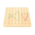 thumbnail image 4 of Tablero de clavos para la imaginación espacial, juguete educativo, material didáctico para el aprendizaje temprano de matemáticas., 4 of 12