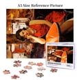 thumbnail image 6 of 500 PCS Vintage Elegant Bar Woman Puzzles For Adults 1000 Pieces,Unique Artwork For Adults,Stress Relieving Pleasure,Charm Wooden Jigsaw Puzzles,Every Piece Is Unique,Relax Yourself, 6 of 6