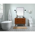 thumbnail image 6 of 42 inch single bathroom vanity in teak with backsplash, 6 of 8