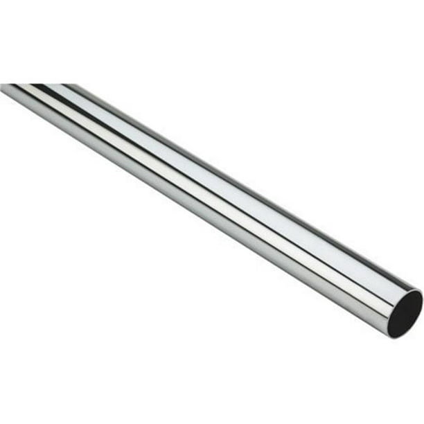National Manufacturing 252755 6 ft. BB8603 Heavy Duty Closet Rod, Chrome