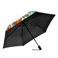 thumbnail image 2 of FORMRS Travel Umbrella Folding Auto Open Close Windproof Rain UV Protection, Green Floral Tomatoes, 2 of 8