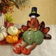 thumbnail image 1 of Escultura de muñeca de pierna larga perfecl con decoración de pavo de Acción de Gracias Verde, 1 of 8