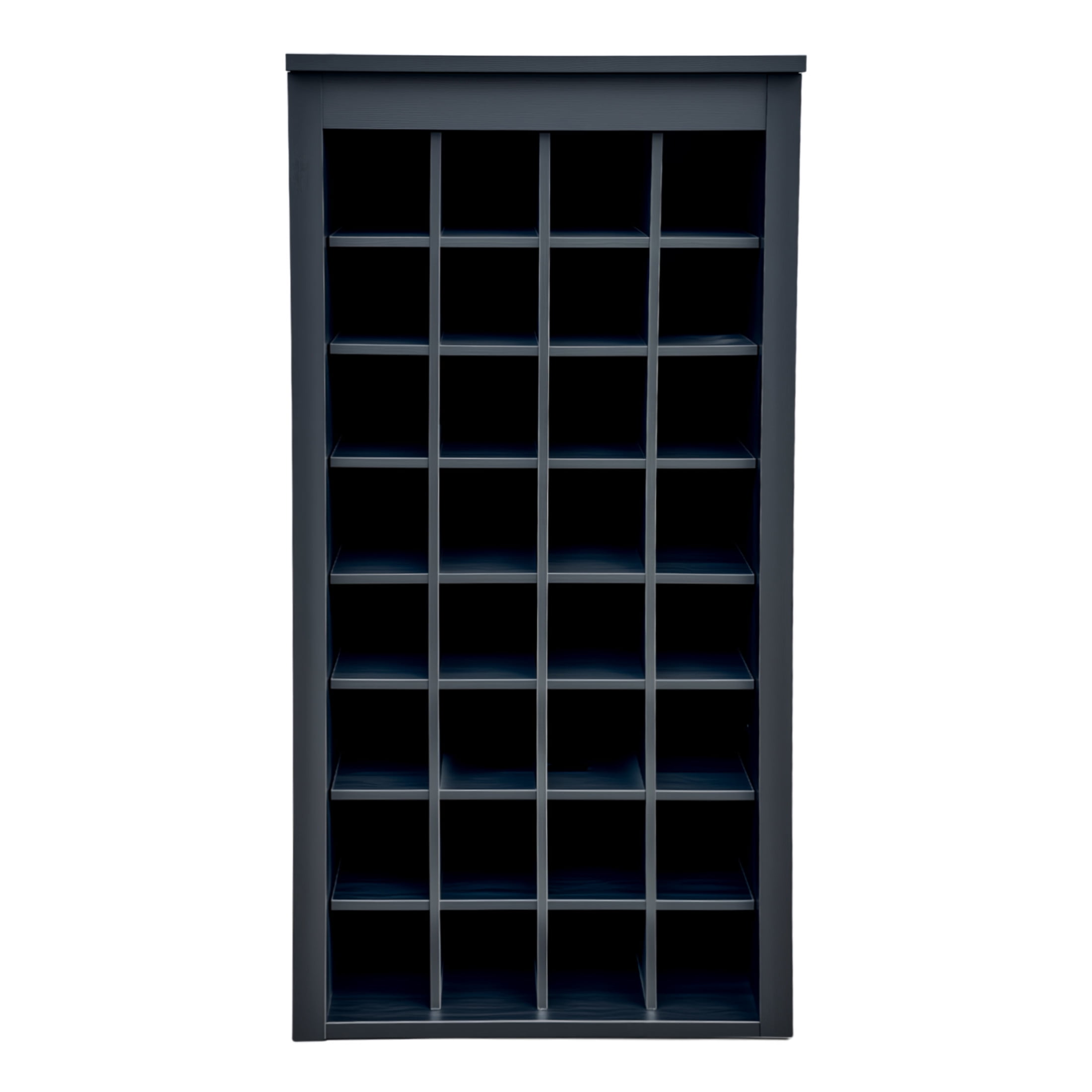 Noble House Ciara Modular 32-Bottle Wine Bar Cabinet, Wooden Wine Storage Buffet Cabinet for Dining Room, Black