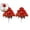 Red, variant on Artificial Flowers for Outdoors Silk Flowers UV Resistant Faux Flowers for Outdoor Planters Realistic Spring Decor Artificial Dahlia Flowers for Front Door Porch Patio Balcony Yard