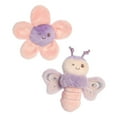 thumbnail image 2 of ebba - Mini Purple Flutterflies - Flutterfly Rattle & Crinkle Set - Playful Baby Stuffed Animal, 2 of 5