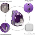thumbnail image 3 of Pet cat and dog backpack transparent space bag go out portable space capsule backpack, 3 of 5