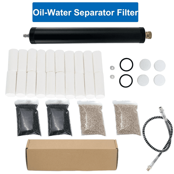 iMeshbean PCP Air Filter Oil Water Separator for High Pressure Compressor Scuba Inflator 30Mpa High Pressure Pump Diving