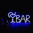 thumbnail image 2 of Milaget USB Battery BAR LED Neon Night Light Signs Wall Lamp Party Home Decor Blue, 2 of 9