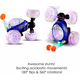 thumbnail image 2 of Carro Loco Musical Bitwow 3D Control Remoto Azul y Rojo RBL1291008, 2 of 4