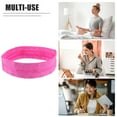 thumbnail image 3 of Unique Bargains Headbands Polyester Silicone Sweatbands Stretchy Moisture Wicking Headband for Sport Rose Red 1 PCS, 3 of 6