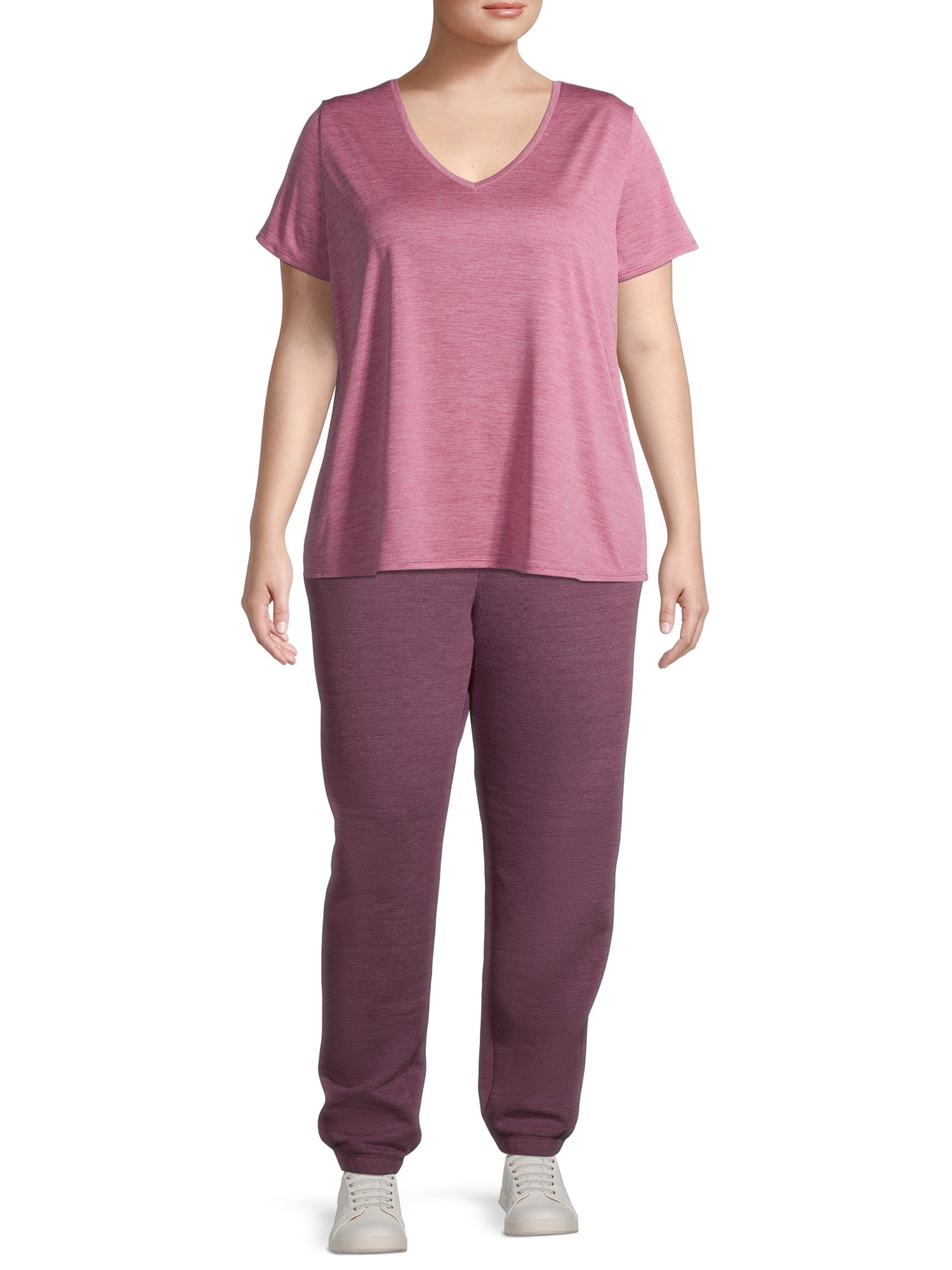 Terra \u0026 Sky Womens Plus Size Fleece Athleisure Sweatpant - Walmart.com