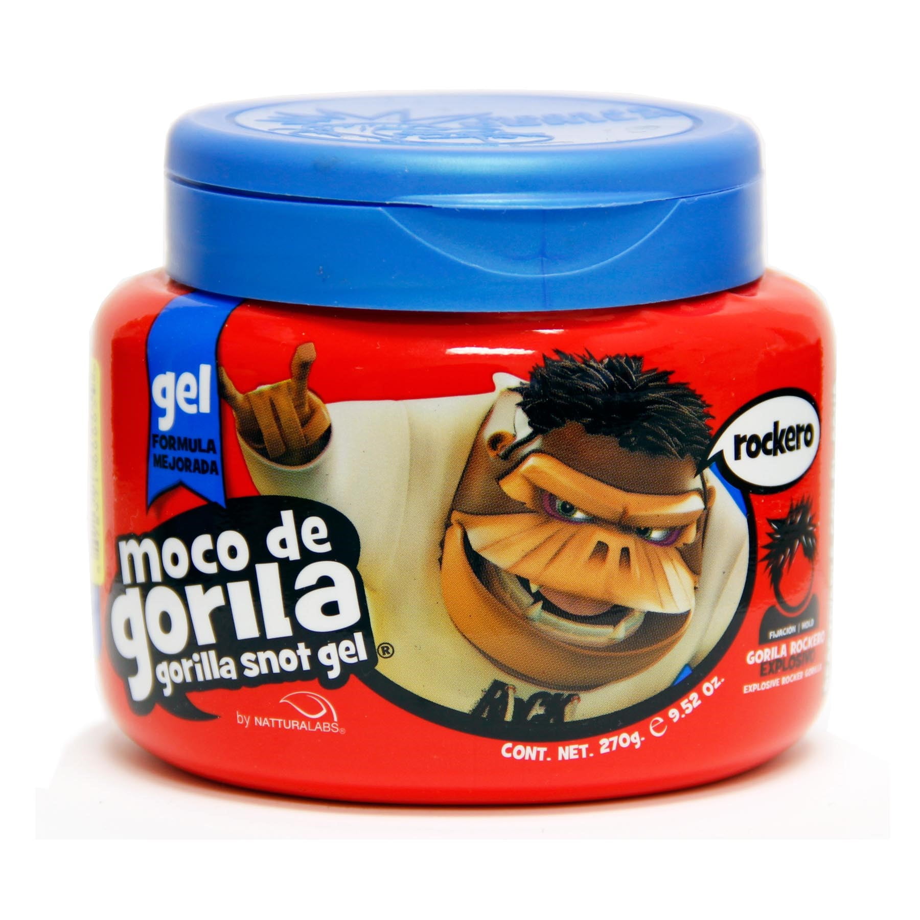 Moco de Gorila Rockero Hair Styling Gel Jar, 9.52 Oz