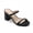 Black, variant on Women’s Strappy Block Heel Mule Sandals Open Toe Slip-On Dress Sandals Fashion Mid Heel Summer Shoes for Party, Office, Wedding & Casual Wear