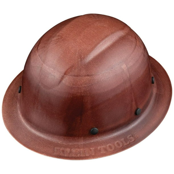 Gorro protector Klein Tools serie KONSTRUCT de ala completa, marrón