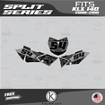 thumbnail image 3 of Kalair GFX Graphics Kit for Kawasaki KLX140 (2008-2018) Split Series, 3 of 5