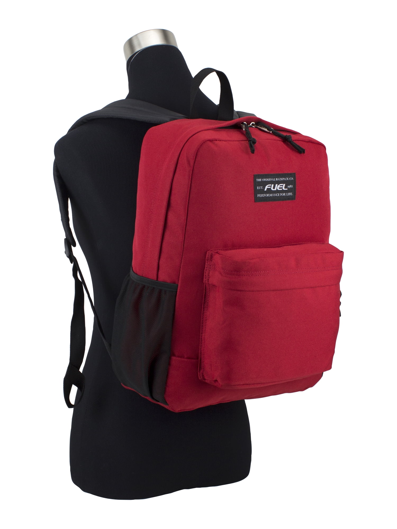 Fuel Unisex Legacy Everyday Classic Backpack, Red