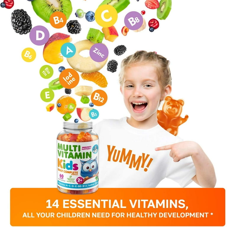 Dr. Moritz Kids Multivitamin Gummies, Daily Supplement for