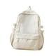 thumbnail image 2 of Mochila de moda con asa, bolso de mano, mochila informal de moda, bolso frontal para senderismo Blanco, 2 of 9